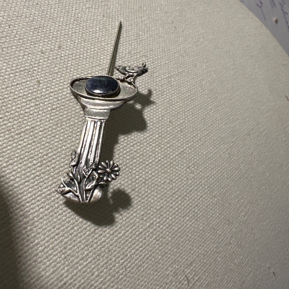 trifari Sterling silver brooche with Australian opal - Picture 7 of 10